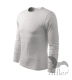 Férfi póló FIT-T Long Sleeve 160, világosszürke melírozott