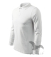 Férfi galléros pólók Single J. 180 LS, fehér