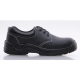 MIXITE (S1) fekete bőr cipő, acél lábujjvédővel
