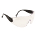 Kontúros biztonsági szemüveg, víztiszta, polikarbonát UV370 & műanyag keret