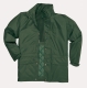 Oban bélelt kabát, zöld, 100% poliészter, PVC bevont (160g)