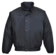 Falkirk dzseki, fekete, 100% poliészter, PVC bevont (160g)