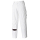 Festő nadrág, fehér, 100% pamut 3111 beavatott pamut 305g/m