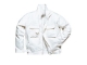 Festő kabát, fehér, 100% ‘beavatott’ pamut 305g