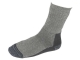 Thermal zokni, szürke, 55% pamut, 15% nylon, 15% gyapjú, 15% akril