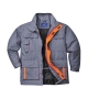 Texo Contrast kabát, szürke, 100% poliészter, PVC bevonattal, szakadásmentes, 250g