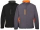 Texo Softshell dzseki, fekete, 94% poliészter, 6% Spandex, 160g, 100% polár anyaggal laminálva, 150g