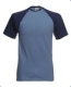 Baseball T póló, 160g, Steel Blue Deep Navy, acékék-sötétkék
