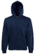 Hooded Sweat Jacket, 280g, Deep Navy-Sötét kék