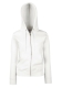 Lady-Fit Hooded Sweat Jacket, 280g, White-Fehér