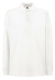 Premium Long Sleeve Polo, 170g, White-Fehér
