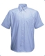 Short Sleeve Oxford Shirt, 130g, Oxford Blue-Oxford kék