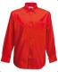 Long Sleeve Poplin Shirt, 120g, Red-Piros